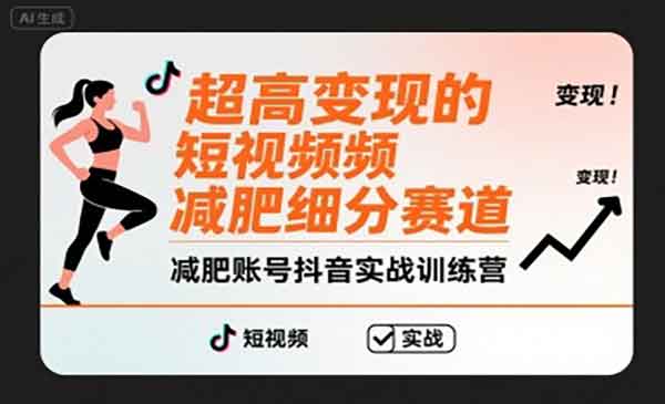 短视频减肥超高变现