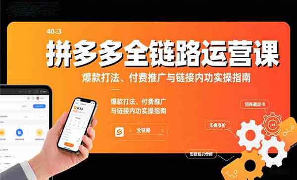 拼多多全链路运营